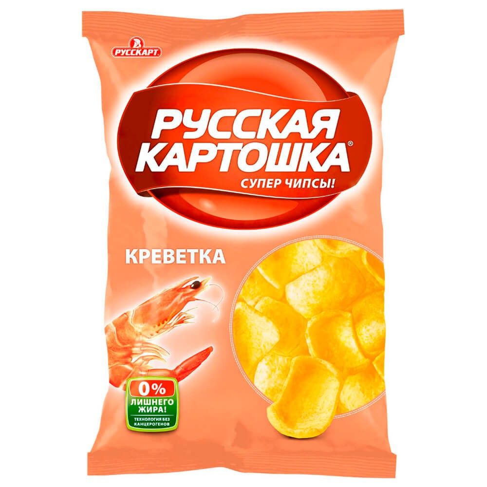 Купить оптом Чипсы картофельные Русская картошка 