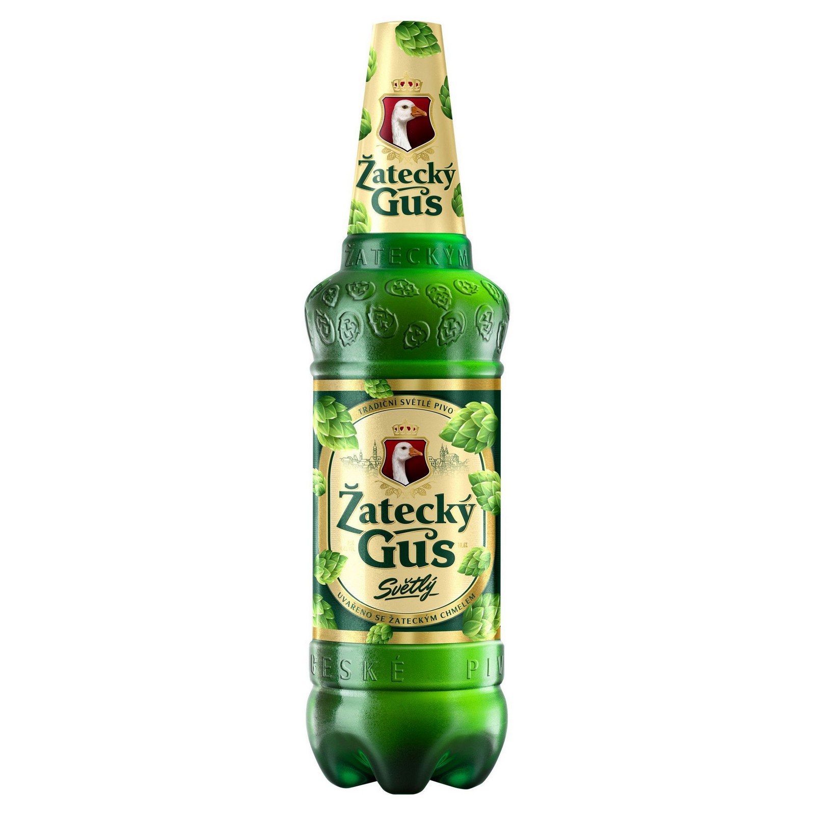 Купить оптом Пиво светлое Zatecky Gus, пастеризованное, 4,6%, ПЭТ, 1,35 л  на MAY24