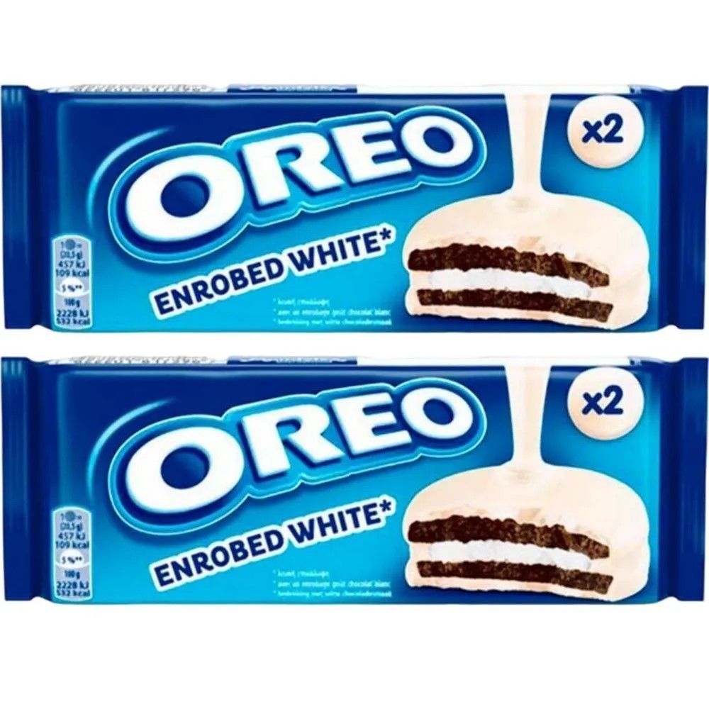 Купить оптом Печенье Oreo, в белом шоколаде, 41 г на MAY24