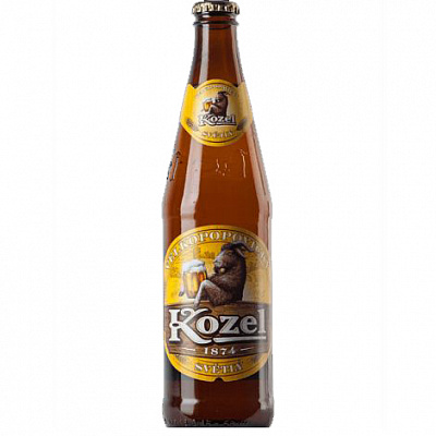 Пиво Velkopopovicky Kozel "Svetly", 4,0%, 0,45 л