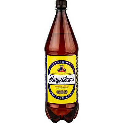 Пиво Жигулевское "Рязанское", пэт, 1,42 л